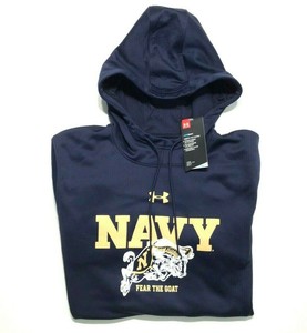 Under Armour Masculino Xl Estados Unidos Academia Naval HOODIE MOLETOM shoen Azul Marinho | eBay