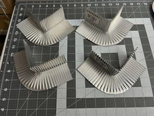 NOS 4-pack lot Amerimax Corner Flex 3-1/2" x 2" x 2 In Mill Aluminum Flashing