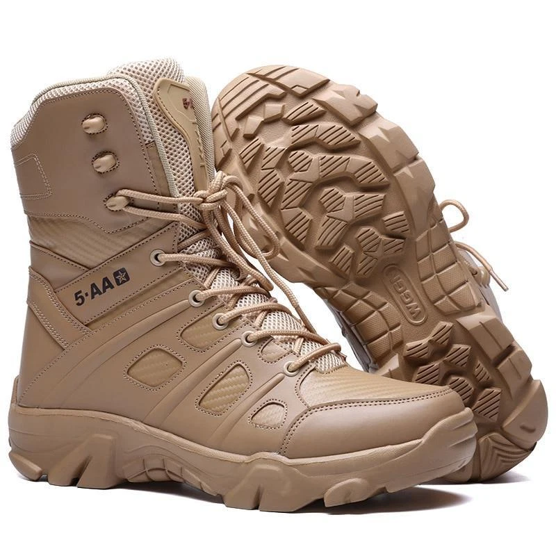 Botas De Trabajo Para Hombre Militares Resistentes Al Desgaste