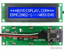Blue IIC/I2C/TWI Character 20x2 Serial LCD Module Display for Arduino w/Library