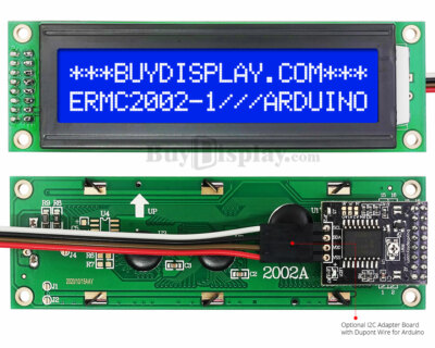Blue IIC/I2C/TWI Character 20x2 Serial LCD Module Display for Arduino w/Library