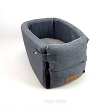 Cathpetic Dog Cat Small Pet Car Seat Gray Travel Vehicle Animal Bed