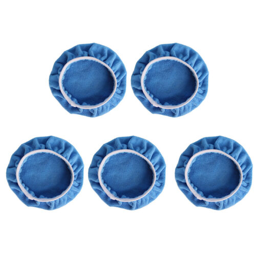 5Pcs 5-6/7-8/9-10 Inch Soft Car Care Waxing Polishing Bonnet Buffer Pad Cover 37 - Picture 1 of 15