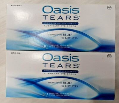 OASIS TEARS PLUS Eye Drops For Dry Eyes - 30 Single-Use Vials, Authentic & New (Exp 08/2026) 6 thumbnail image