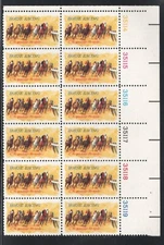 ALLY'S STAMPS US Plate Block Scott #1528 10c Horse Racing [10] MNH F/VF [F-11a]