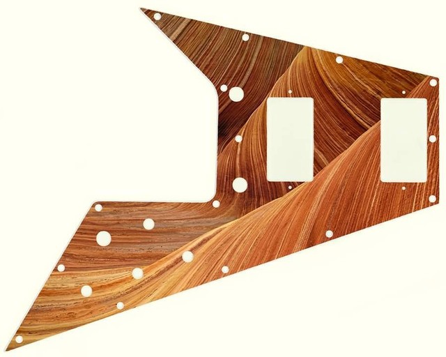 Gibson Flying V Pickguard for '67 ReIssue Guitar Custom Graphical