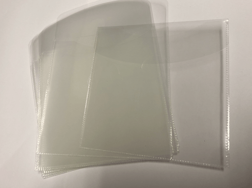 MegaDisc Plastic Clear Envelope Storage Holder Sleeves 500 PK para sellos y tarjetas - Imagen 2 de 3