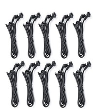 2-10X 6.5ft Extension Cable Cord wire 4Pin For RGB Neon LED Rock Light Pod Strip