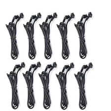 2-10X 6.5ft Extension Cable Cord wire 4Pin For RGB Neon LED Rock Light Pod Strip