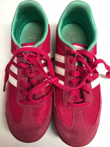 adidas pink and teal shoes