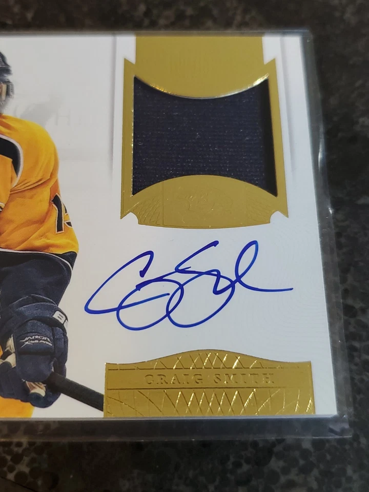 2013-14 Panini Dominion Auto Patch /99 Craig Smith #AP-SQ Patch Auto - Image 2 of 3