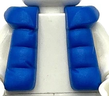 Lego New Blue Minifigure Puffer Vest Coat Part