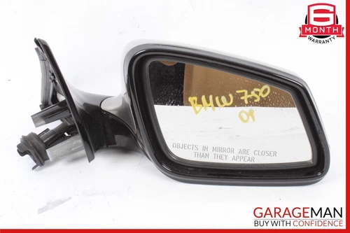 09-12 BMW 750i Front Right Passenger Side Mirror Door Rear View OEM