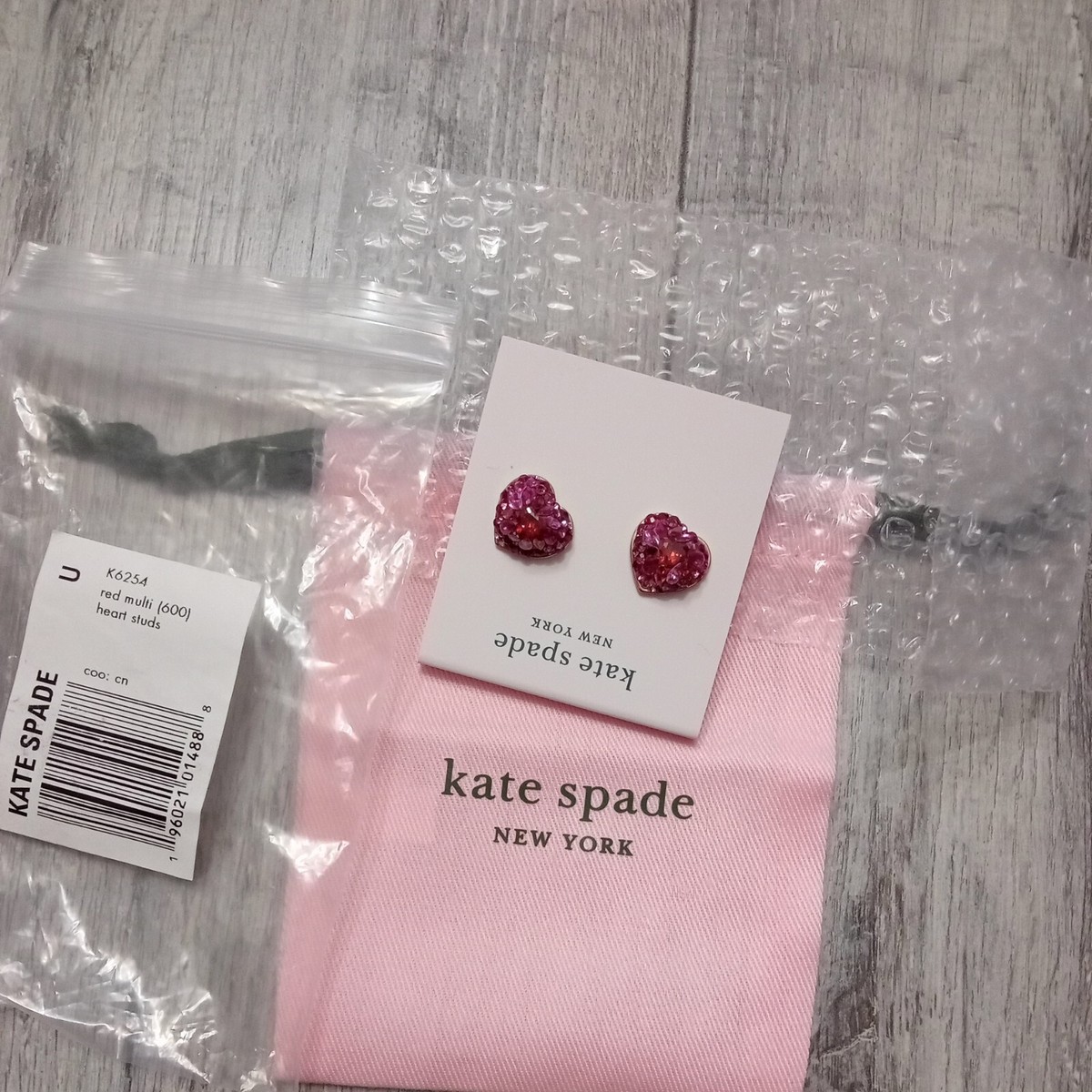 Kate Spade red Heart Earrings UK