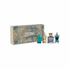 Jean Paul Gaultier 4-Piece Travel Set for Men, Le Male 0.24 Oz Le Male Elixir