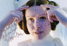 INGVILD DEILA signed Autogramm 20x30cm STAR WARS in Person autograph COA