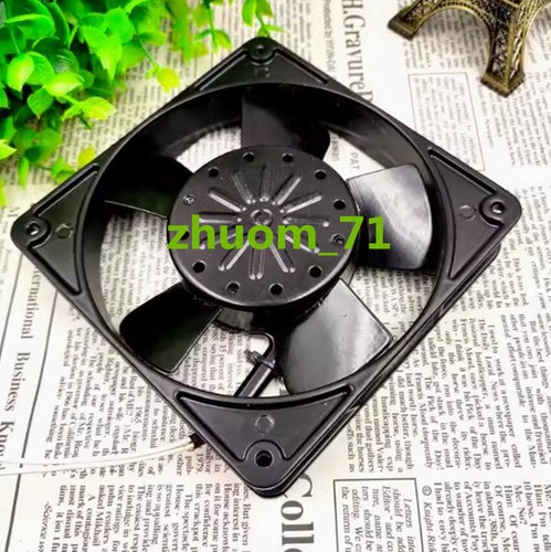 1PC Costech A12A23HTS 230V 16/14W 12CM 12025 All metal AC cooling fan - 第 2/4 張圖片