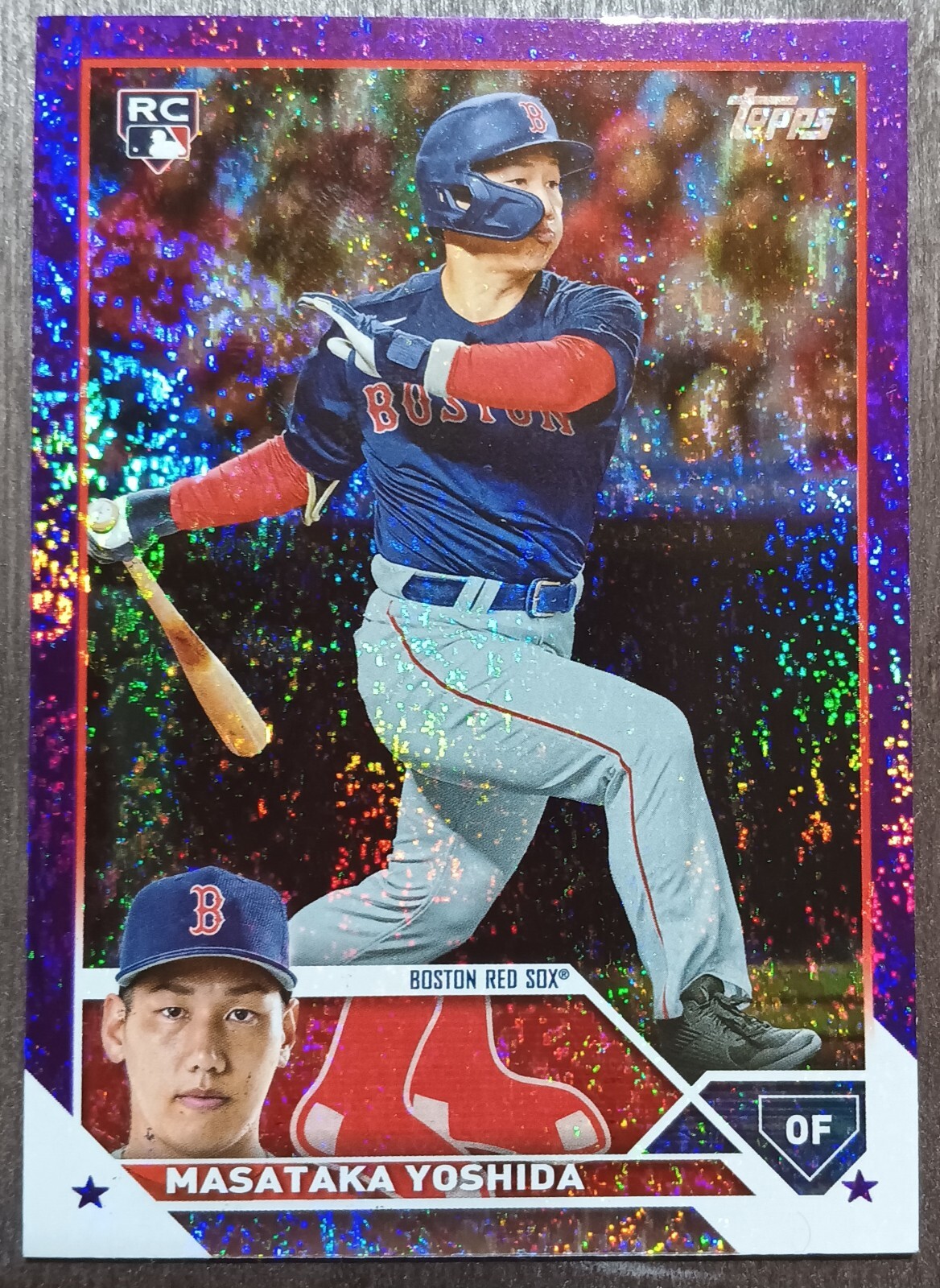 2023 Topps Series 2 - Purple Foil #471 Masataka Yoshida 149/799 (RC)