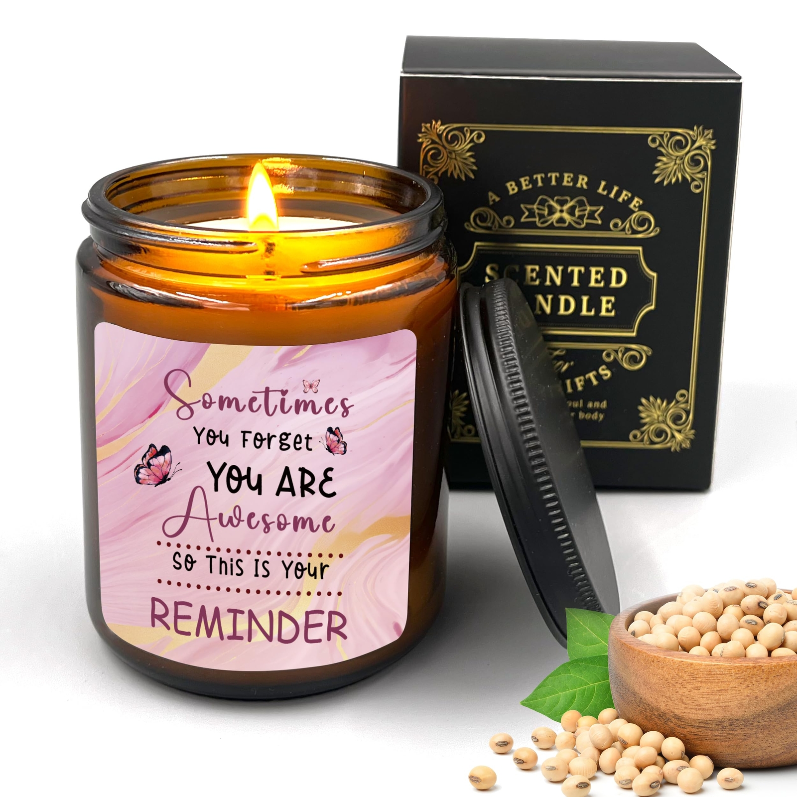 Inspirational Candles to Remind You of Your Awesome Gifts Perfect for Friends and Self-Care