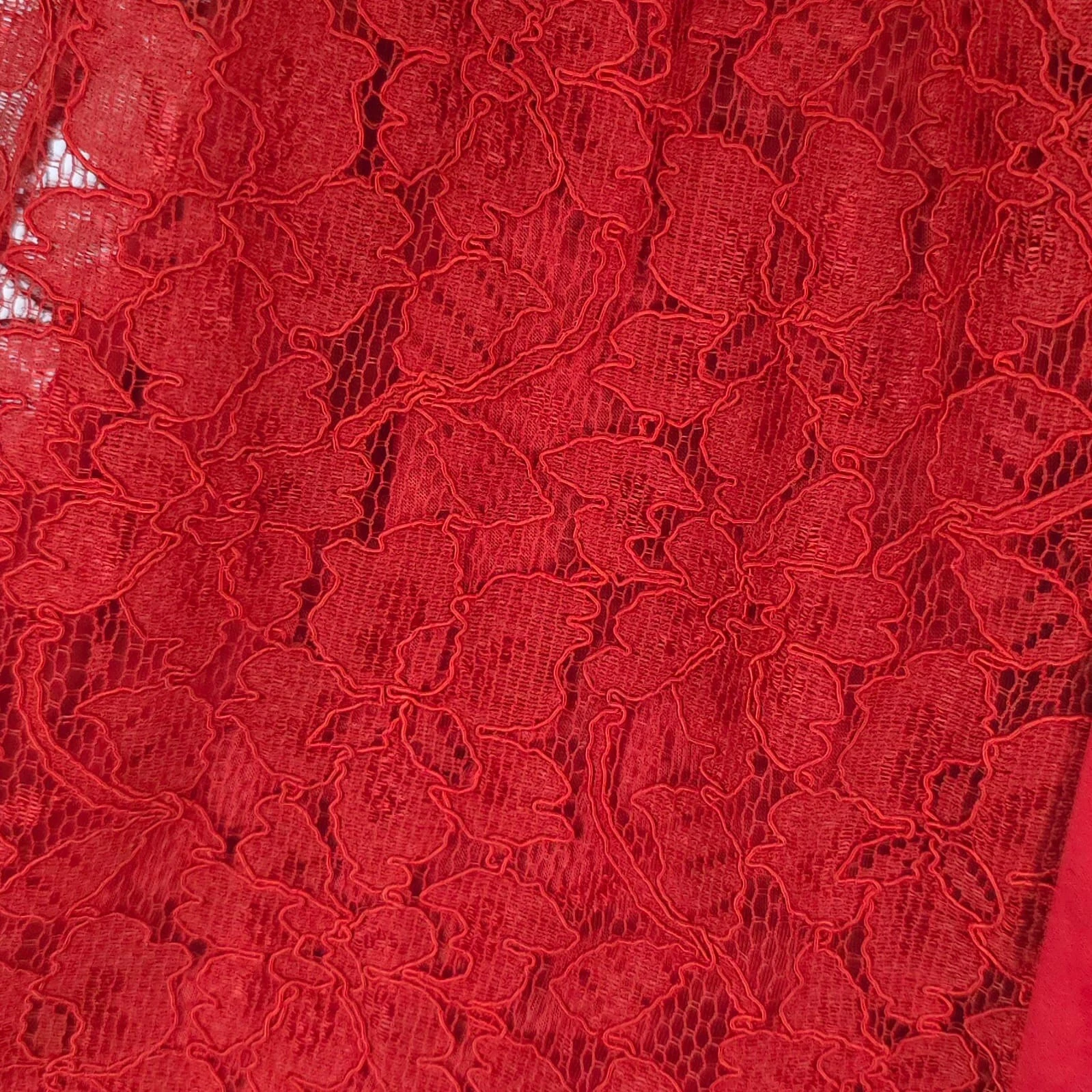 VETEMENTS Mini abito nuovo con etichette DIANE VON FURSTENBERG senza maniche scollo avvolgente pizzo cintura raso GRANDE