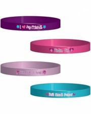 My Little Pony Rubber Bracelets 6ct Wristbands Girls Birthday Party Favors