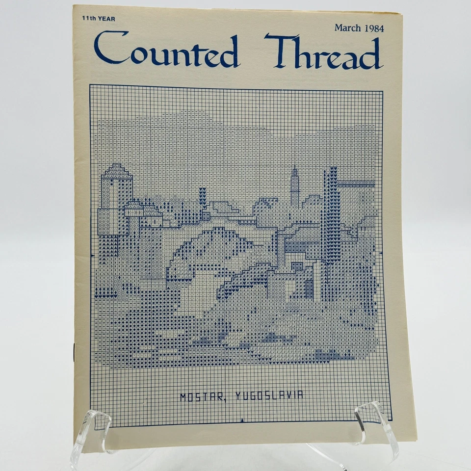 Counted Thread Cross Stitch Books Yugoslavia Estonia Czechoslovakia Slavic Vtg - Image 3 of 4
