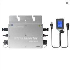 800W Micro Inverter Solar Grid Tie Inverter MPPT DC24V/36V to AC110V & LCD Meter