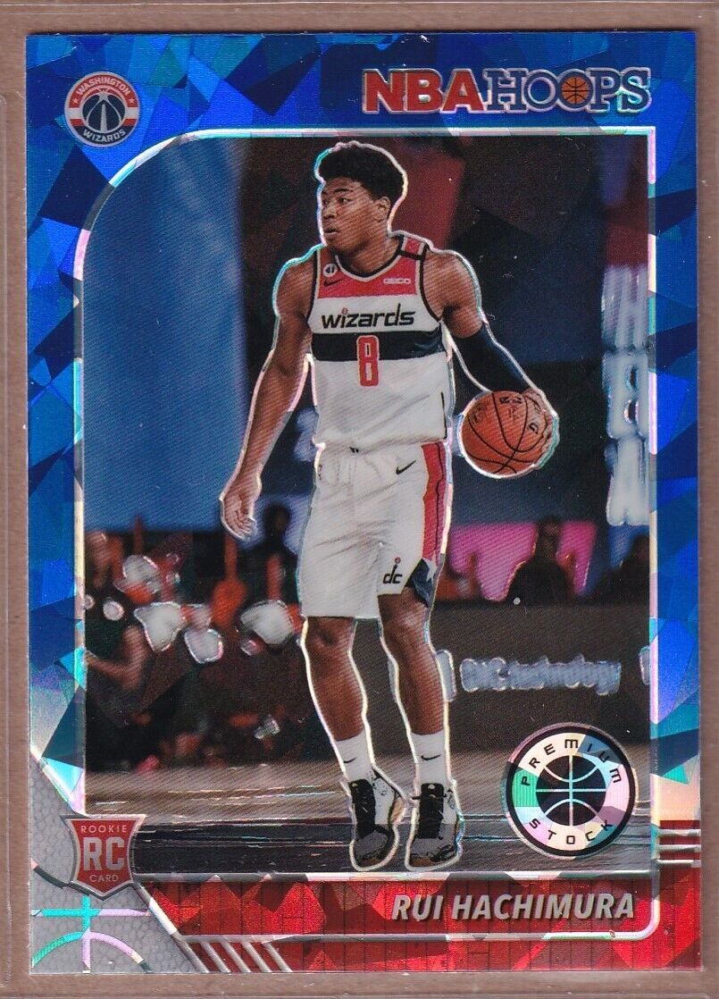 2019-20 Hoops Premium Stock Prizms Blue Cracked Ice #206 Rui 2019-20 Hoops Premium Stock Prizms Blue Cracked Ice #206 Rui