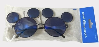 Tokyo disney Blue Round Sunglasses Tokyo Disney Resort 2024 Mickey Shape Sunglasses Blue star  main image 3