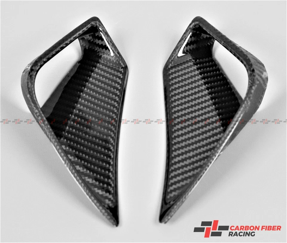 Ducati 848, 1098, 1198 2007-2013 asientos ventilaciones de aire - 100 % fibra de carbono Foto 2 de 3