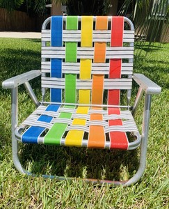 rainbow camping chair