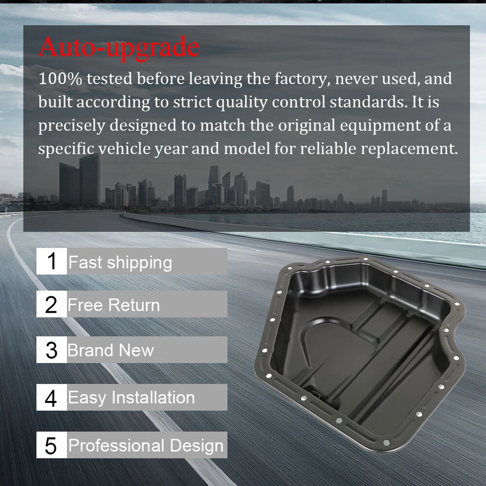 For 14-20 Ram ProMaster  2500  New Oil Pan Front Driver or Passenger Side Lower - Image 3 of 4