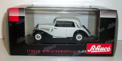 Schuco 1/43 Scale - 02463 Mercedes Benz 170V Cabrio softtop black
