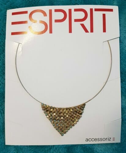 ESPRIT Glam Square Collana Donna Argento 925 Con Zirconi Bianchi – Eleganza 42 Cm