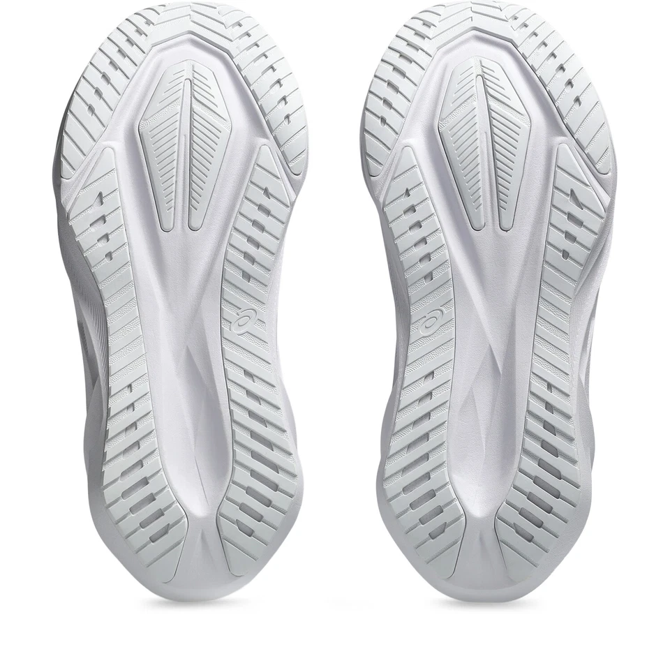 Zapatos para correr ASICS Novablast 5 para mujer, blancos/gris Piamonte Foto 3 de 4