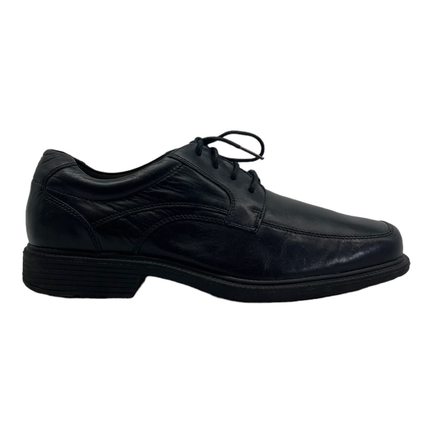 SAOLA Scarpe eleganti ROCKPORT da uomo 10 5 in pelle stringate Oxford punta quadrata classiche NERE