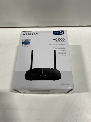 NETGEAR WiFi5 AC1200 Router Speeds Up To 1200Mbps, Model No: R6230 ...