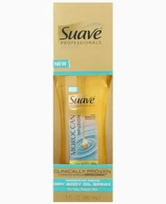 Suave Moroccan Infusion Dry Body Oil Spray For Silky Skin  3.oz
