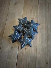 Primitive Americana Stars-  Bundle of 6 Mini Stars- Primitive Patriotic Decor