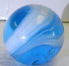18617m Vintage Yasuda Glass Transitional Marble .70 Inches