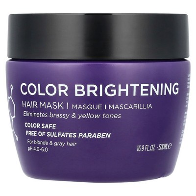 Color Brightening Hair Mask, 16.9 fl oz (500 ml)