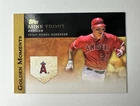 Mike Trout 2012 Topps Golden Moments Insert 2nd Year Card #GM-U2 Angels
