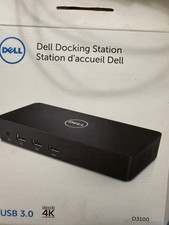 Dell D3100 USB 3.0 UHD Docking Station New in Box