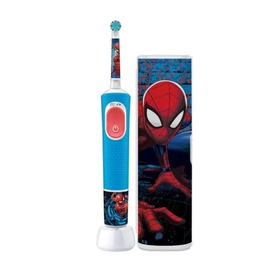 Oral-B Elektrische Zahnbürste - Vitality Pro - Kids - Spiderman mit Reiseetui