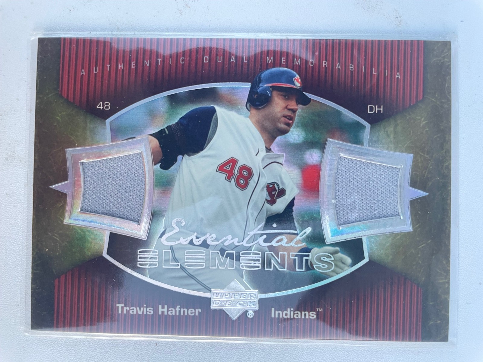 2007 Upper Deck Elements - Essential Elements Dual Memorabilia Travis Hafner...
