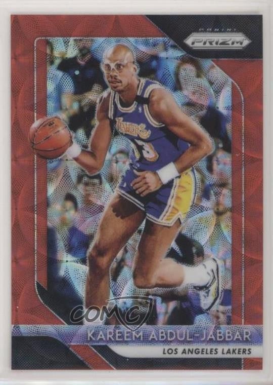 2018-19 Panini Prizm Choice Red Prizm 64/88 Kareem Abdul-Jabbar #115 HOF 2d8