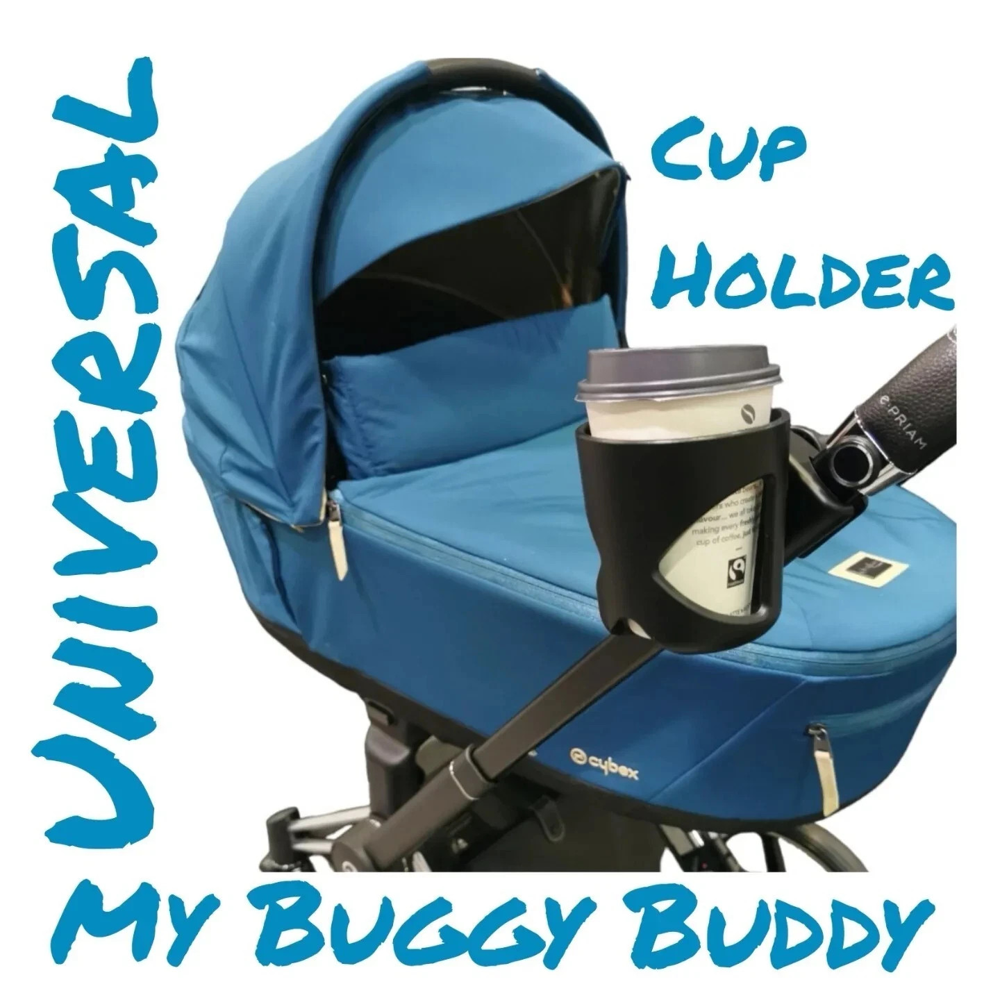 My Buggy Buddy - Universal Stroller Buggy Cup Can Drink Clamped Holder