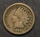 1863 Indian Cent Good  Lot 2591