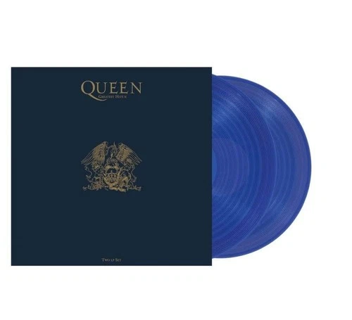 Queen Greatest Hits 2XLP Blue Exclusive Colored Vinyl Sealed Freddie Mercury May
