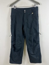 Nils Entrant Dermizax Snow Pants Women's Size 8 Petite Black Nylon Vented Cargo